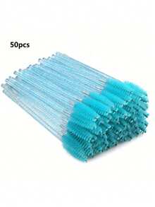 Bộ 100/50 cọ chuốt mi, cọ chuốt mascara (có hộp đựng), cọ chuốt lông mày dùng một lần có thể uốn cong, cọ nối mi, cọ chuốt lông mày, cọ thoa dầu thầu dầu (Không phải tất cả sản phẩm đều có chai) (Có nhiều màu sắc để lựa chọn) - Màu xanh lam - Xem 18
