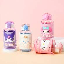 Miniso 名创优品三丽鸥家庭系列蟹形太空杯 720mL 可爱卡通防漏便携大容量水瓶 旅行运动两用 - 淺藍色 - 查看 9