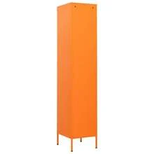 vidaXL Armario de madera naranja 35x46x180 cm acier - Naranja - Ver 5