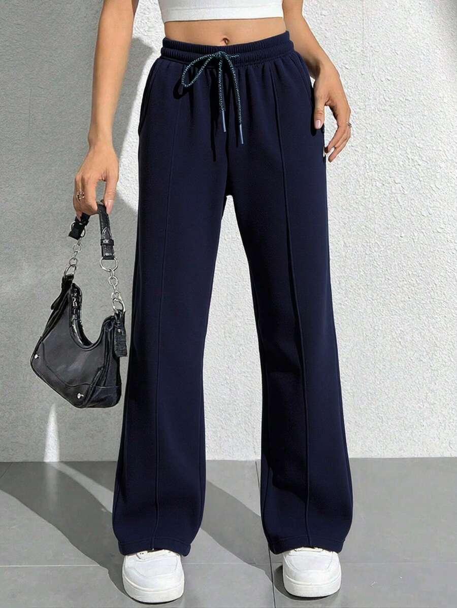 Women Pants - Royal Blue - View 1