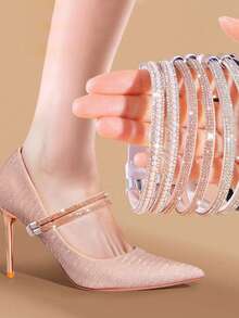 High Heels, Non Slip Shoelaces, Belts, Shoe Accessories, Back To School Supplies,Shoe,Spring Summer Picks,Brides Maid Gifts,Room,Bedroom Deccor,Bedroom Deccor,Beach,Travel,For Men,For Women,Vacation - Multicolor - View 3