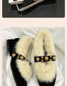 ¡Novedades de otoño e invierno!¡Novedades al aire libre!Calzado de estilo francés de hada - Rosa - Ver 8