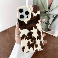 Funda de Teléfono con Patrón de Piel Sintética Diseño Vintage de TPU Compatible con iPhone 17/17 Pro Max/16/11/XR/XS Max/12/13/14/15 Plus/Pro Max, Funda Protectora Antigolpes de Negocios Alta Estética Sensación Premium Adecuada para Regalo a Novio/Novia/Familia - Estilo 1 (1 pieza) - Ver 5