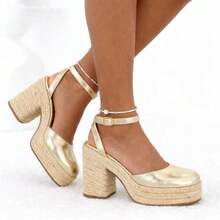 angelica Women Platforms & Wedge Sandals - Vàng - Xem 1