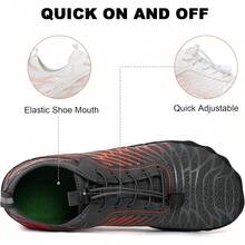 2026-Latest-Hot-Womens-Hike-Footwear-Barefoot-Lorax-Pro-Shoes-Quick-Dry-Non-Slip-Water-Women-Men-Sport-Athletic-Running-Sneakers - Xám và Cam - Xem 4