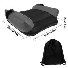 Inflatable Car Booster Seat Cushion Travel PVC For Kids Toddlers W/ Storage Bag - A - View 4