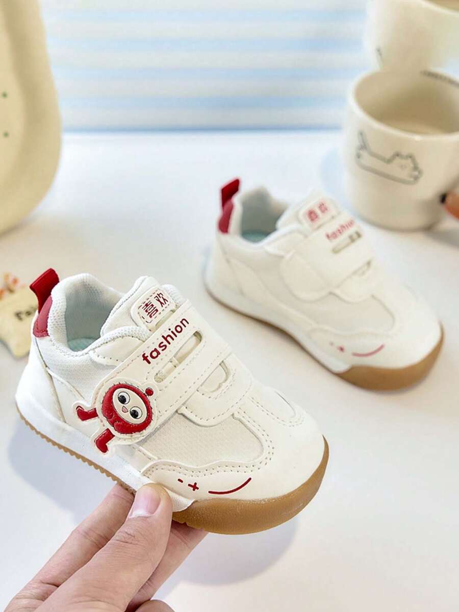 2026 Spring & Autumn New Toddler Soft Bottom Anti-Slip Breathable Boys & Girls Walking Shoes - Red - View 1