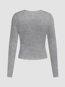Women's Comfortable Pure Cotton Long-Sleeved Bodysuit, Simple Round Neck, Suitable For All Seasons, Perfect For Everyday Wear And Layering; Soft Fabric With Embroidered Logo Design, Versatile For Casual And Sporty Occasions, Enhancing Your Everyday Style. (The Remaining Text Appears To Be Unrelated And Likely Spam/Advertisement. It Has Been Omitted From The Translation.)