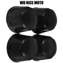 WD NICE MOTO WD NCIE MOTO 4PCS 2PCS 1Pc Rubber Dust Nuts Covers Dust Protection 40mm For 110cc 125cc 250cc 300cc 400cc ATV Go Kart Quad Bike 4 Wheel Motorcycle Accessories - A - View 3