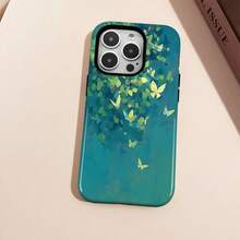 2-en-1 Funda de Teléfono con Textura Mate, Cubierta Protectora de Moda Duradera y Antigolpes, Compatible con iPhone 16, 16e, 15, 14, 13, 12, 11, 7 Plus, Pro, Max, Carcasa de Teléfono Moderna, Regalo de Cumpleaños Ideal - Colores mixtos - Ver 7