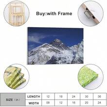 Arte de pared en lienzo Monte Himalayas Nepal Gerbirge Impresiones en lienzo de Arte de pared Pinturas Obras de arte Cuadros Pósters para decoración de sala de estar y dormitorio, regalo para boda, Navidad, Día de la Madre, cuadros decorativos para sala, póster, con marco, pósters, cuadros para la pared, marcos para cuadros, cuadro, Virgen de Guadalupe, salas - transparente - Ver 7