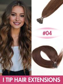 I Tip Hair Extensions Human Hair Extensions Highlight Color Straight Human Hair 12-22 Inch Thickening Hair Extensions Real Human Hair Extensions Keratin Extensions Invisible Itip Human Hair Extensions High Quality Easy To Wear Elegant For Daily & Festival & Party - Multicolor - View 28