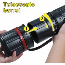 DEWEL Drawing Tube Blueprint Case Telescoping Art Tube Large Plastic Black Storage Tube Expands From 25 To 40 Inches Plastic Waterproof And Light Resistant Poster Tube With Strap - Black - View 8