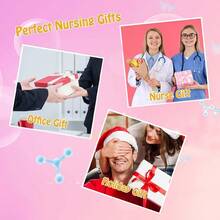 Funny Cat Badge Reel Holder Retractable Badge Clips Black Cute Nursing Badge Reels Retractable For Nurses Medical Badge RN LPN CNA ID Card Badge Holder Alligator Clip Office Accessories - 註冊護士助理徽章捲軸 - 查看 6