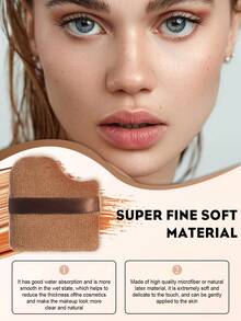 Eid Al-Fitr 57pcs/20pcs/8pcs/5pcs Complete Makeup Brush Set, Including 20 Soft Brushes Such As Powder Brush, 1 Travel Waterproof Makeup Bag + 6 Sponges + 5 Liquid Beauty Eggs + 7 Finger Sponges + 5 Mini Beauty Eggs + 8 Cushion Puff Sponges + 1 Facial Cleansing Sponge + 1 Brush Cleaning Bowl + 1 Hairband + 2 Wristbands - Coffee Brown - View 4