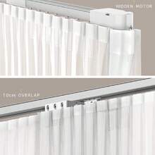 Smart Electric Curtain Track AT5810[Up To 7m (275inches)- Motorised And Adjustable] Automated Rail Motor With App, Voice, Remote Control, Compatible With Alexa,  And ,37896256 - Light Yellow - View 6