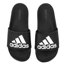 阿迪达斯 2026 春季新款男女休闲运动轻便拖鞋、沙滩凉鞋、单带 GY1945 - 黑色 - 查看 4