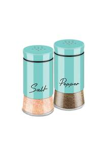 Bộ 2 lọ đựng muối và tiêu, bao gồm lọ đựng muối đáy thủy tinh trong suốt, lọ đựng muối và tiêu bằng kim loại dễ vệ sinh, hộp đựng gia vị, lọ đựng gia vị bằng thủy tinh, hộp đựng lọ gia vị, vật trang trí hoàn hảo cho nhà bếp và bàn ăn, lọ gia vị giúp tăng thêm hương vị cho các bữa ăn tại nhà. - Nhiều màu - Xem 10