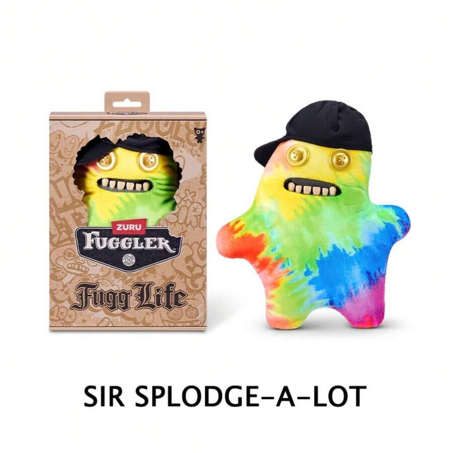 Spin Master 官方授权毛绒玩具：滑稽的龅牙嘻哈角色，全新收藏品，可爱又古怪 - 15749A - 查看 1