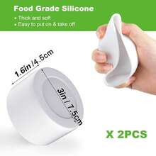 2Pack Silicone Boot For   Adventure 40oz & IceFlow 30oz 20oz, Reduces Cup Noise Scratches Silicone Bottom Sleeve Cover Compatible With  Tumbler (Grey+White) - Xám + trắng - Xem 4