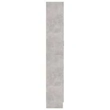vidaXL Bibliothèque Gris béton 82,5x30,5x185,5 cm Legno d'ingegneria - Grigio - Visualizzare 7