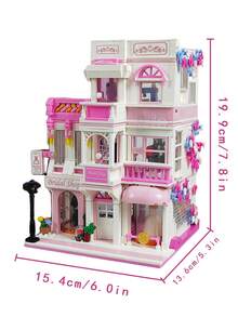 Assemble Toy Models, Streetscapes, Shops, Creative Model Kits And Toy Sets That Are Filled With A Sense Of All Four Seasons. The Details Are Realistic, And The Designs Are Exquisite. During The Assembly Process, You Can Fully Enjoy The Immersive Fun! The Precise Structure Also Tests Your Hands-On Skills. - Multicolor - View 5