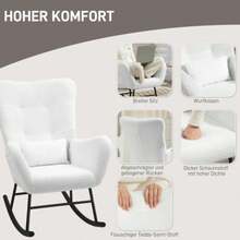 Swivel Chair - White - View 5