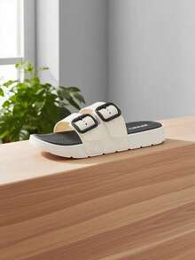 Sandalias y chanclas deportivas y para exteriores para hombres - Blanco - Ver 1