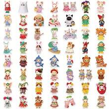 60 Cartoon Fruit Animal Graffiti Stickers Personalized Decoration For Luggage, Pens, Guitars, Notebooks, Waterproof Gift Stickers - 1 - Xem 5