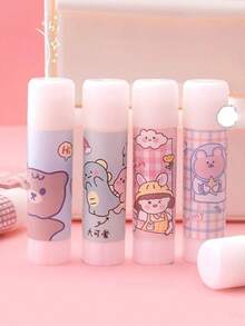 1pc Cartoon High Viscosity Sturdy Handmade DIY Solid Glue Sticks, Adhesive Tapes, Glue And Fasteners,Random Cartoon High Viscosity Sturdy Handmade DIY Solid Glue Sticks - Multicolor - View 4