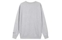 Nike Sportswear Men's Crew Neck Long Sleeve Sweatshirt With Embroidered Logo, Light Grey - Light Grey - View 2