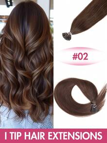 I Tip Hair Extensions Human Hair Extensions Highlight Color Straight Human Hair 12-22 Inch Thickening Hair Extensions Real Human Hair Extensions Keratin Extensions Invisible Itip Human Hair Extensions High Quality Easy To Wear Elegant For Daily & Festival & Party - Multicolor - View 26
