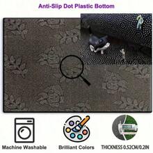 1PC Vintage Style Area Carpet Local Carpet, Lightweight Soft Comfortable Machine Washable Easy To Care Carpet Mat Home Decoration, Suitable For Living Room, Bedroom, Dining Room, Office, Balcony, Room Accessones - Nhiều màu - Xem 10