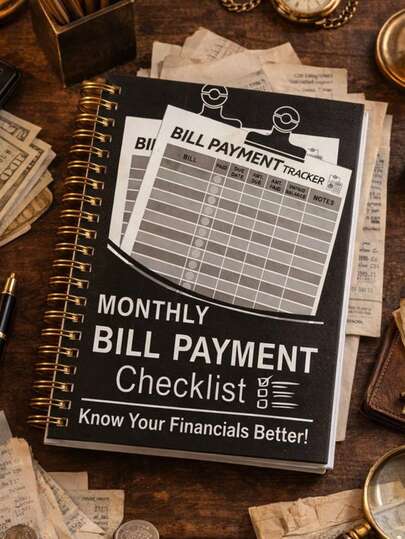 A New Journey Of 48 Months Of Financial Planning! A5 This Bill Payment And Budget Tracking Program Includes A Monthly Financial Organizer Notebook To Help You Clearly Record Your Household Expenditure List. From Income To Expenses, It Provides A Comprehensive Overview, Carefully Made With High-Quality Paper Materials