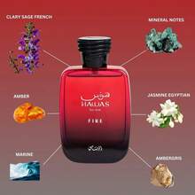 Hawass Collection - Hawass Fire by  for Men - 3.38 oz EDP Spray,perfumes de hombre original - Cálido y picante - Ver 6