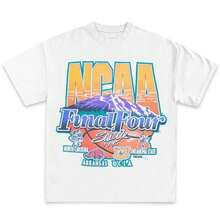 1995 NCAA Final Four Seattle Mountain Design Team Logo T-Shirt - 白色 - 查看 1