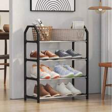 Sapateira leve e luxuosa, simples, econômica e atraente para uso interno, organizadora de entrada, sapateira multicamadas para quarto