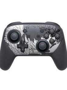 AMAZING VISION Control inalámbrico con doble vibración, disfruta de tus juegos favoritos - En blanco y negro - Ver 7