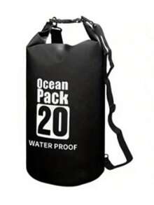 便携式户外运动防水包，热销跨境5L 10L 20L PVC防水单肩包/背包，大容量户外防水包，适用于潜水、漂流、游泳、沙滩