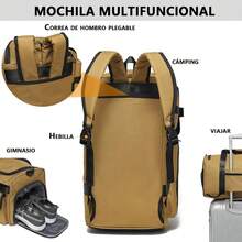 mhjBolsa Deportiva Impermeable para Gimnasio Bolsa de Viaje de Gran Capacidad para Hombres y Mujeres con Compartimento para Zapatos Separación Húmeda y Seca para Gym Viajar Diario etcsleeping Bags - 220106003 - Ver 6