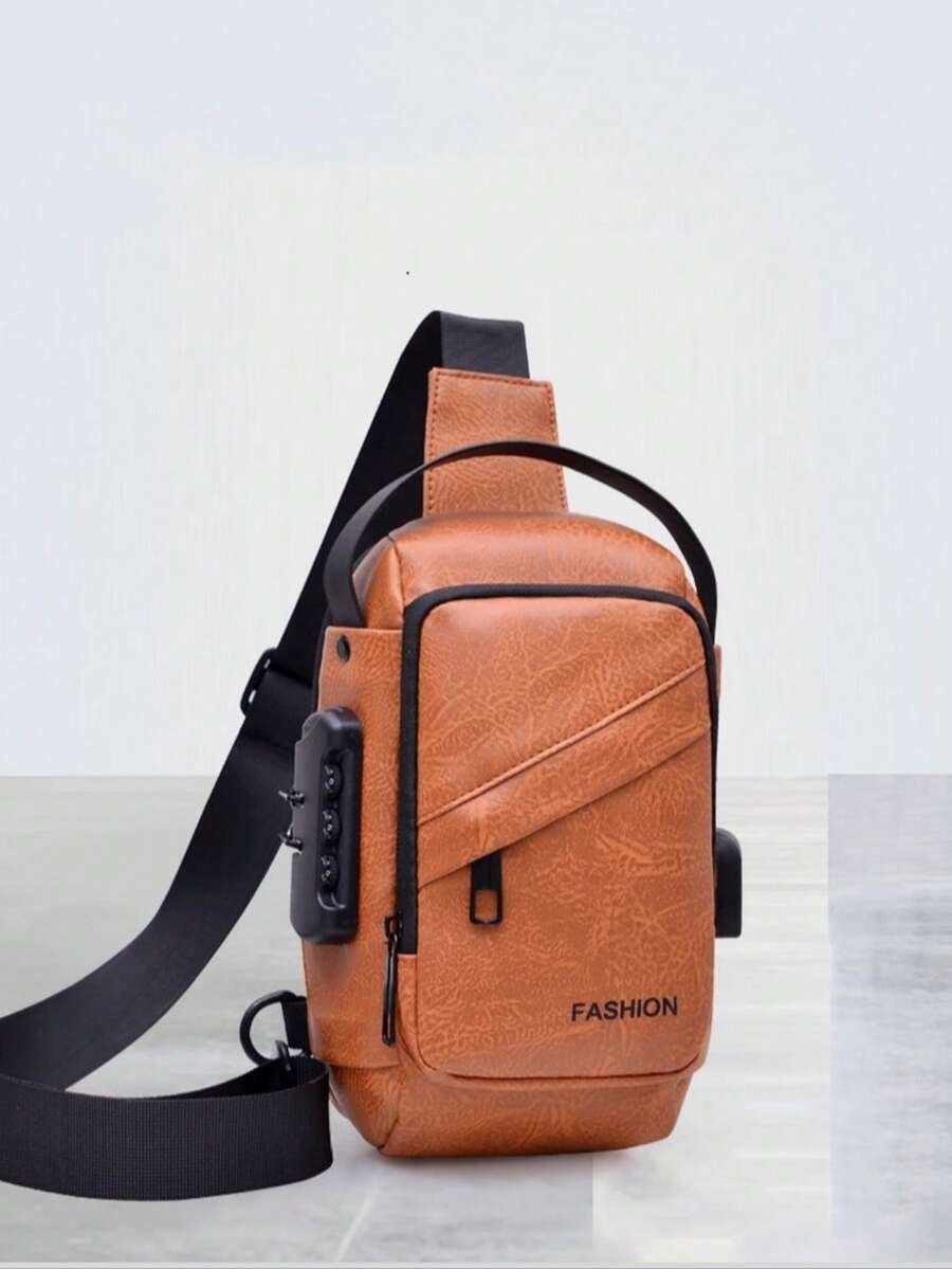 Men's Casual Anti-Theft Chest Bag, Commuter Document Backpack, Functional Password Bag, Cycling Bag