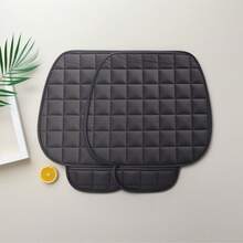 Easypie Selection 3pcs Car Seat Cushion Set, Memory Foam Winter Car Seat Pad, Office Chair Cushion, Warm Pad - Mysterious Black - View 9