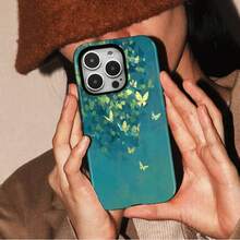 2-en-1 Funda de Teléfono con Textura Mate, Cubierta Protectora de Moda Duradera y Antigolpes, Compatible con iPhone 16, 16e, 15, 14, 13, 12, 11, 7 Plus, Pro, Max, Carcasa de Teléfono Moderna, Regalo de Cumpleaños Ideal - Colores mixtos - Ver 4