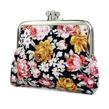 Cute Floral Buckle Coin Purses Vintage Pouch Kiss-Lock Change Purse Wallets… - 29 - View 3