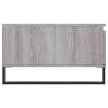 vidaXL Tavolo basso sonoma grigio 90x60x35 cm ingegneria del legno - Grigio - Visualizzare 7