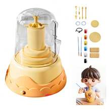 TendenciaMáquina De Cerámica Infantil Con Arcilla Y HerramientasCalidad premium - Amarillo - Ver 1