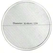 1pc Seamless Aluminum Pizza Baking Net, Seamless/Non-Stick Mesh Baking Tray, Kitchen Utensil, Suitable For Oven, Grill - Multicolor - View 10