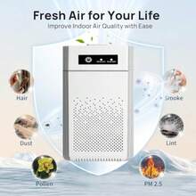 mhjPurificador de Aire de HogarPurificador Filtro Alta Eficiencia con 3 modos Air Purifier Filtro HEPA urificadores Aire con Luz para Hogar Oficina/Coche/Living Room.sleeping Bags - 219156753 - Ver 7