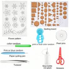 4/13/19 PCS Paper Quilling Kits Strips Paper Quilling Pen Template Board Paper Craft DIY Drawing Handcraft Tool