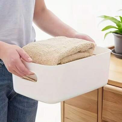 Bộ 1/3/5 giỏ đựng đồ đa năng bằng nhựa, hộp đựng đồ dùng để bàn dùng đựng mỹ phẩm, đồ trang điểm, đồ chăm sóc da, đồ ăn nhẹ và đồ dùng hàng ngày, giải pháp lưu trữ tiện lợi cho bàn trang điểm phòng tắm, tủ quần áo phòng ngủ, bàn làm việc, tủ và mặt bàn, thiết kế nhẹ và bền giúp sắp xếp nhà cửa và tiết kiệm không gian.